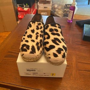 Celine leopard espadrilles